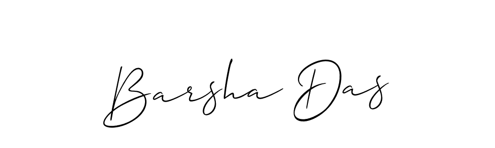 Also we have Barsha Das name is the best signature style. Create professional handwritten signature collection using Allison_Script autograph style. Barsha Das signature style 2 images and pictures png