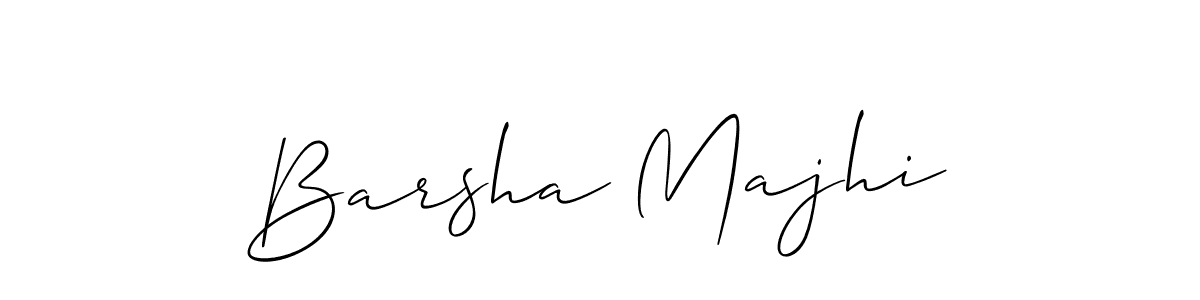 Barsha Majhi stylish signature style. Best Handwritten Sign (Allison_Script) for my name. Handwritten Signature Collection Ideas for my name Barsha Majhi. Barsha Majhi signature style 2 images and pictures png
