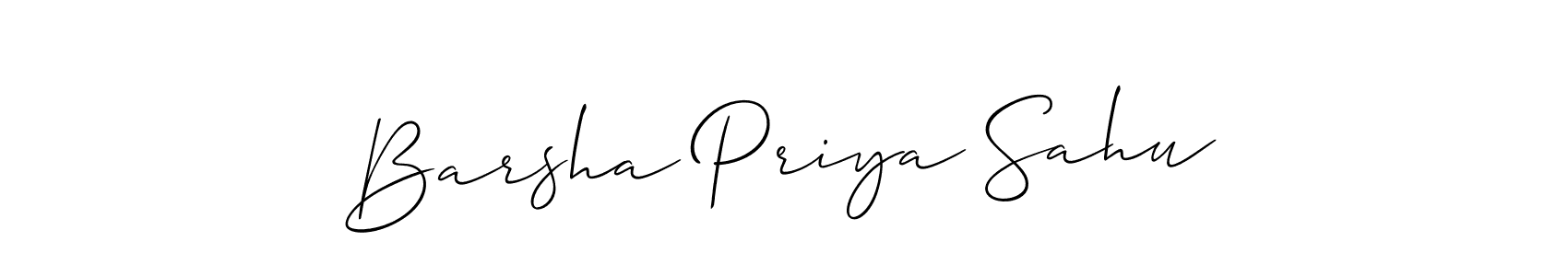 You can use this online signature creator to create a handwritten signature for the name Barsha Priya Sahu. This is the best online autograph maker. Barsha Priya Sahu signature style 2 images and pictures png