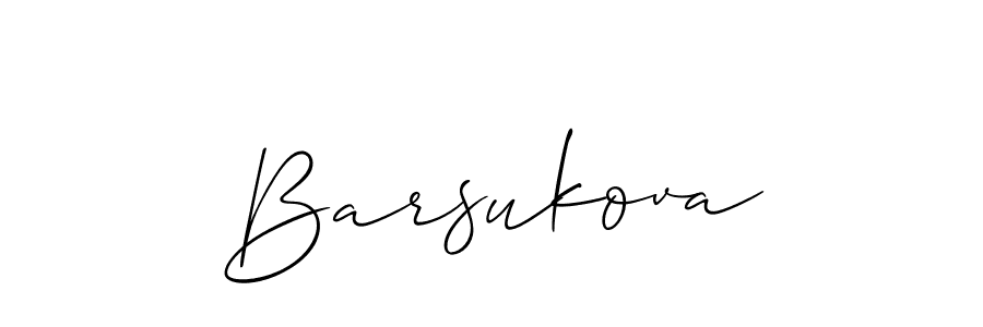 Make a beautiful signature design for name Barsukova. Use this online signature maker to create a handwritten signature for free. Barsukova signature style 2 images and pictures png