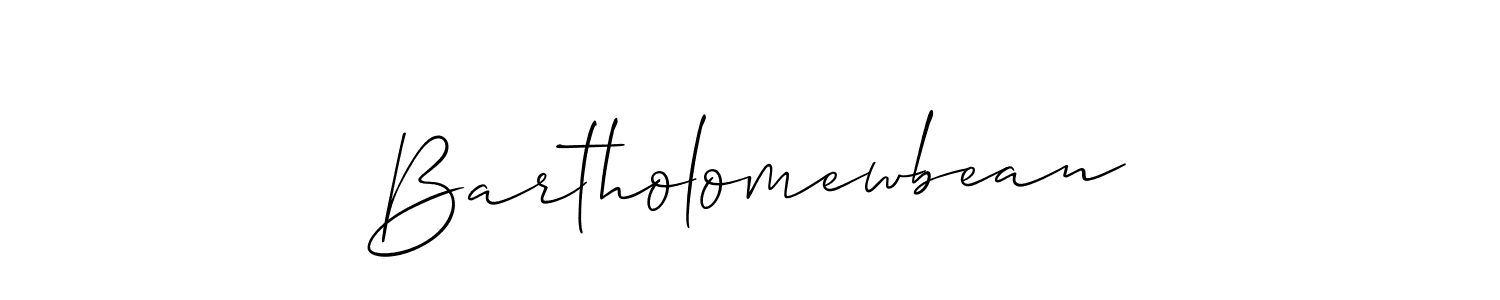 Allison_Script is a professional signature style that is perfect for those who want to add a touch of class to their signature. It is also a great choice for those who want to make their signature more unique. Get Bartholomewbean name to fancy signature for free. Bartholomewbean signature style 2 images and pictures png