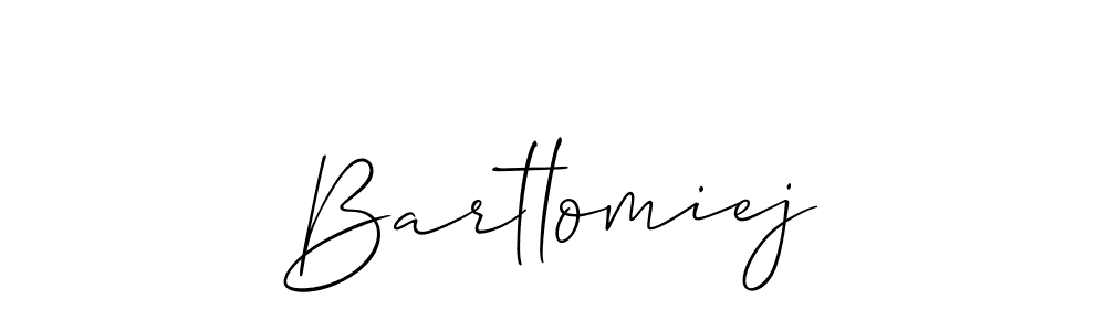 How to Draw Bartlomiej signature style? Allison_Script is a latest design signature styles for name Bartlomiej. Bartlomiej signature style 2 images and pictures png
