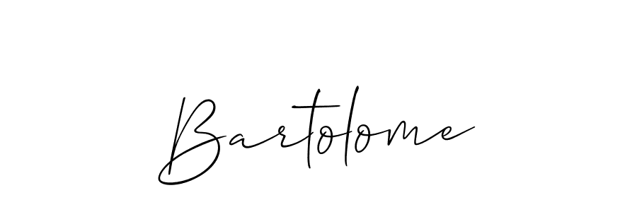 How to make Bartolome name signature. Use Allison_Script style for creating short signs online. This is the latest handwritten sign. Bartolome signature style 2 images and pictures png