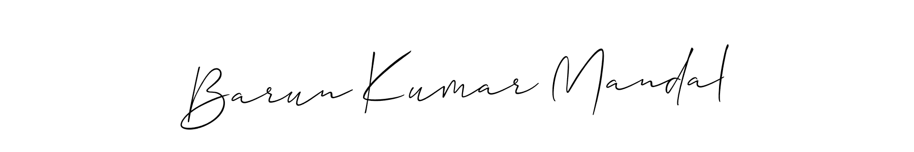 Also You can easily find your signature by using the search form. We will create Barun Kumar Mandal name handwritten signature images for you free of cost using Allison_Script sign style. Barun Kumar Mandal signature style 2 images and pictures png