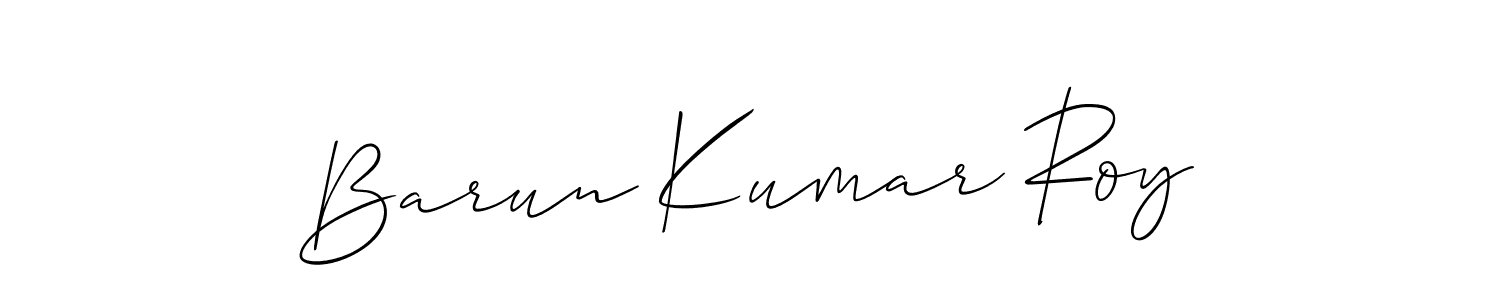 if you are searching for the best signature style for your name Barun Kumar Roy. so please give up your signature search. here we have designed multiple signature styles  using Allison_Script. Barun Kumar Roy signature style 2 images and pictures png