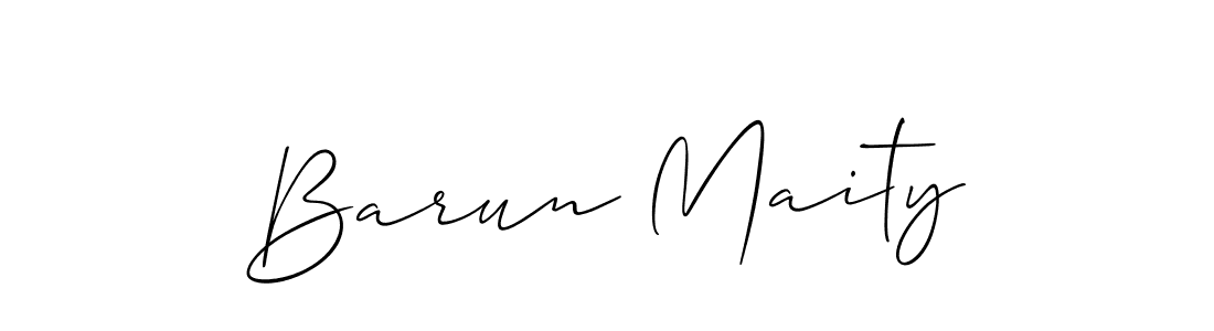 Make a short Barun Maity signature style. Manage your documents anywhere anytime using Allison_Script. Create and add eSignatures, submit forms, share and send files easily. Barun Maity signature style 2 images and pictures png