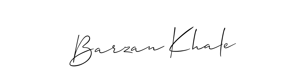 Allison_Script is a professional signature style that is perfect for those who want to add a touch of class to their signature. It is also a great choice for those who want to make their signature more unique. Get Barzan Khale name to fancy signature for free. Barzan Khale signature style 2 images and pictures png