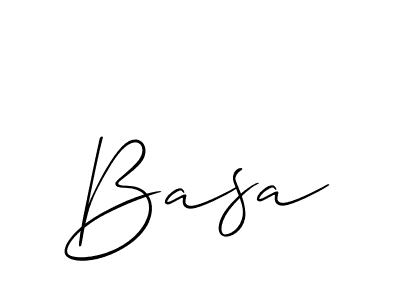 Also we have Basa name is the best signature style. Create professional handwritten signature collection using Allison_Script autograph style. Basa signature style 2 images and pictures png