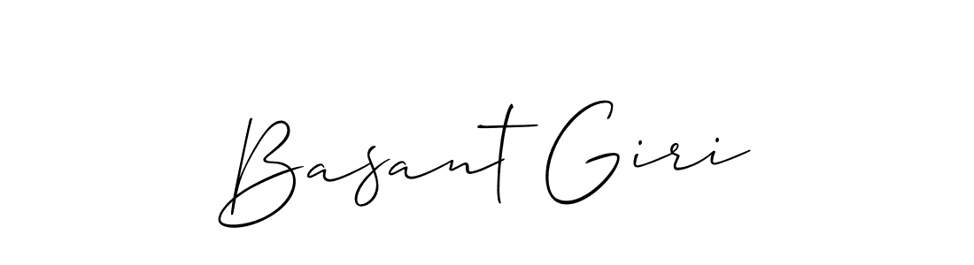 Best and Professional Signature Style for Basant Giri. Allison_Script Best Signature Style Collection. Basant Giri signature style 2 images and pictures png