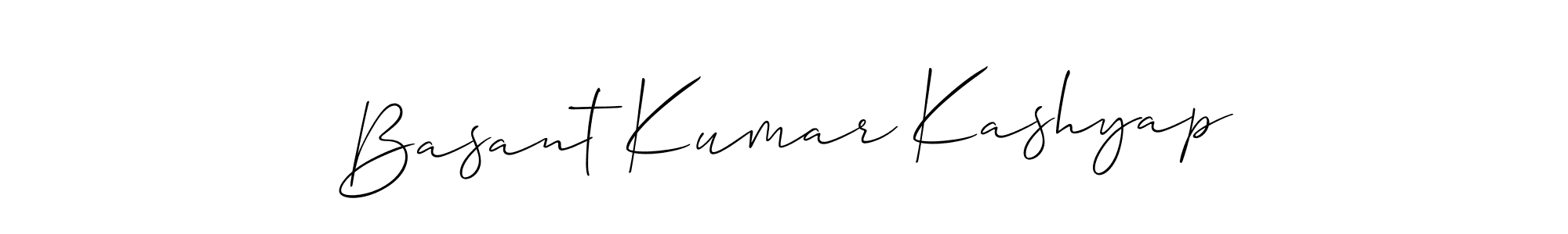 Make a beautiful signature design for name Basant Kumar Kashyap. Use this online signature maker to create a handwritten signature for free. Basant Kumar Kashyap signature style 2 images and pictures png
