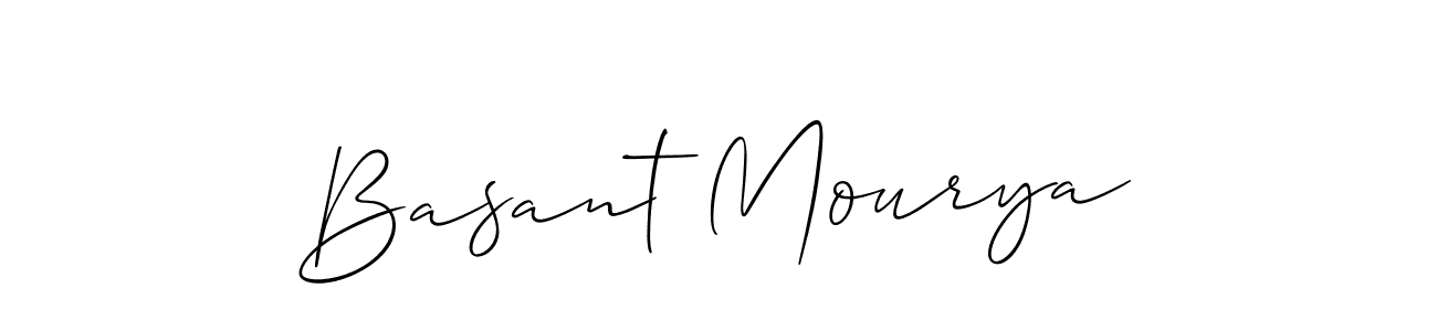 Use a signature maker to create a handwritten signature online. With this signature software, you can design (Allison_Script) your own signature for name Basant Mourya. Basant Mourya signature style 2 images and pictures png