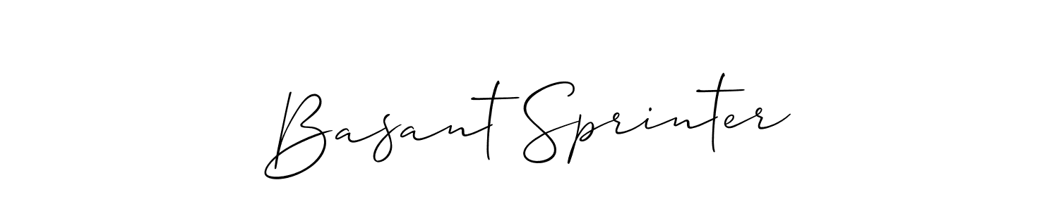 You should practise on your own different ways (Allison_Script) to write your name (Basant Sprinter) in signature. don't let someone else do it for you. Basant Sprinter signature style 2 images and pictures png