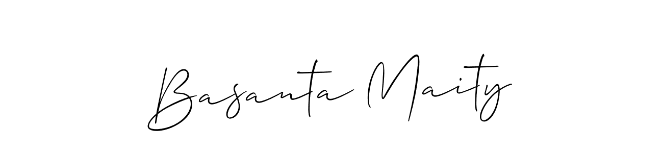 Make a short Basanta Maity signature style. Manage your documents anywhere anytime using Allison_Script. Create and add eSignatures, submit forms, share and send files easily. Basanta Maity signature style 2 images and pictures png