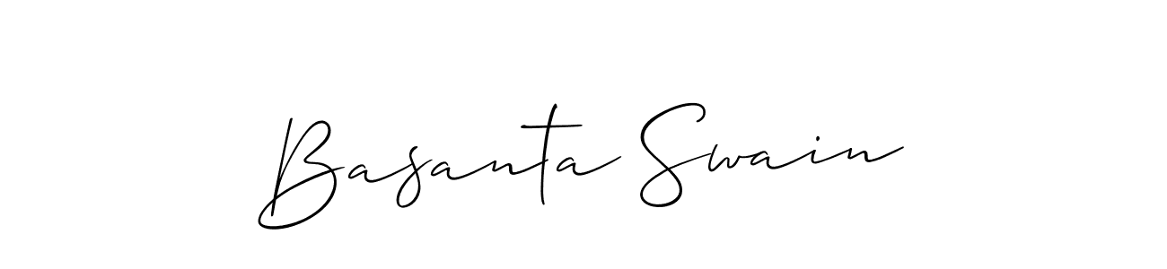 Make a short Basanta Swain signature style. Manage your documents anywhere anytime using Allison_Script. Create and add eSignatures, submit forms, share and send files easily. Basanta Swain signature style 2 images and pictures png