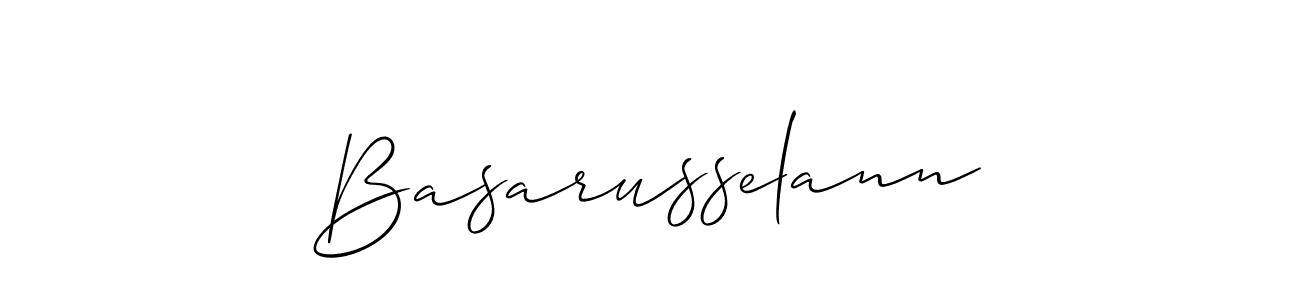 Create a beautiful signature design for name Basarusselann. With this signature (Allison_Script) fonts, you can make a handwritten signature for free. Basarusselann signature style 2 images and pictures png