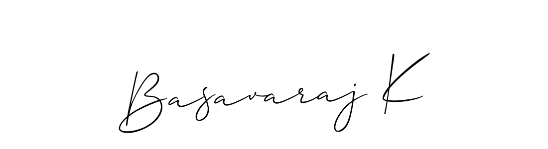 Also You can easily find your signature by using the search form. We will create Basavaraj K name handwritten signature images for you free of cost using Allison_Script sign style. Basavaraj K signature style 2 images and pictures png