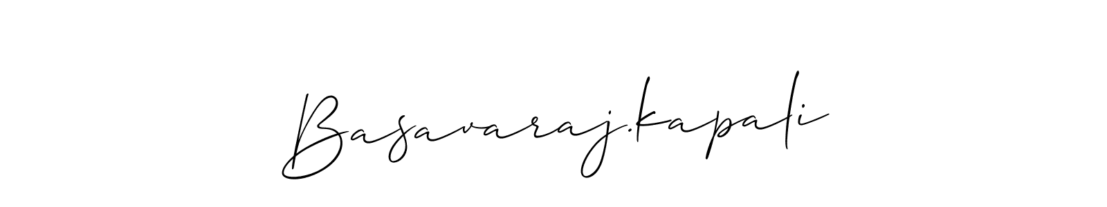 The best way (Allison_Script) to make a short signature is to pick only two or three words in your name. The name Basavaraj.kapali include a total of six letters. For converting this name. Basavaraj.kapali signature style 2 images and pictures png