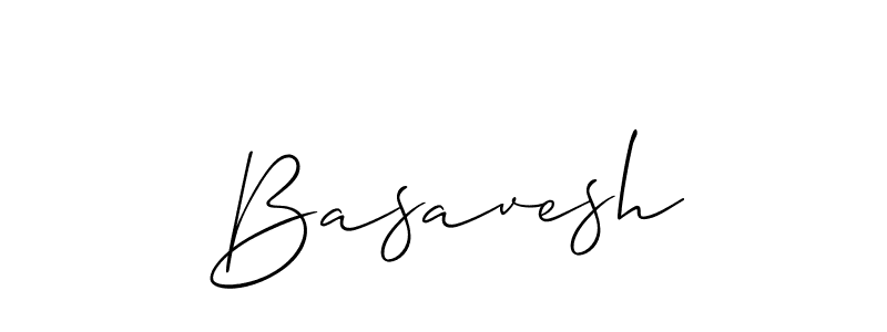 Design your own signature with our free online signature maker. With this signature software, you can create a handwritten (Allison_Script) signature for name Basavesh. Basavesh signature style 2 images and pictures png