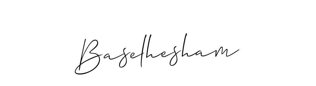 How to make Baselhesham name signature. Use Allison_Script style for creating short signs online. This is the latest handwritten sign. Baselhesham signature style 2 images and pictures png