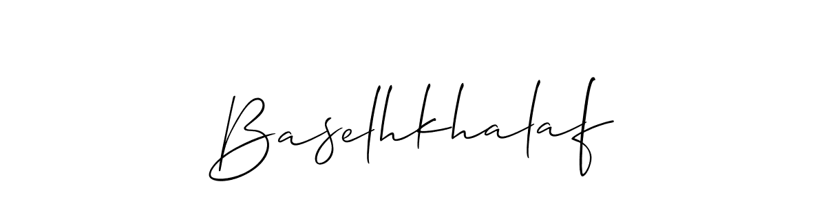 Allison_Script is a professional signature style that is perfect for those who want to add a touch of class to their signature. It is also a great choice for those who want to make their signature more unique. Get Baselhkhalaf name to fancy signature for free. Baselhkhalaf signature style 2 images and pictures png
