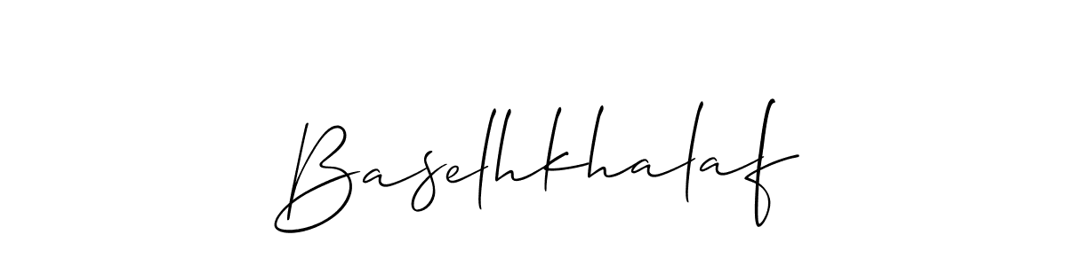 How to make Baselhkhalaf name signature. Use Allison_Script style for creating short signs online. This is the latest handwritten sign. Baselhkhalaf signature style 2 images and pictures png