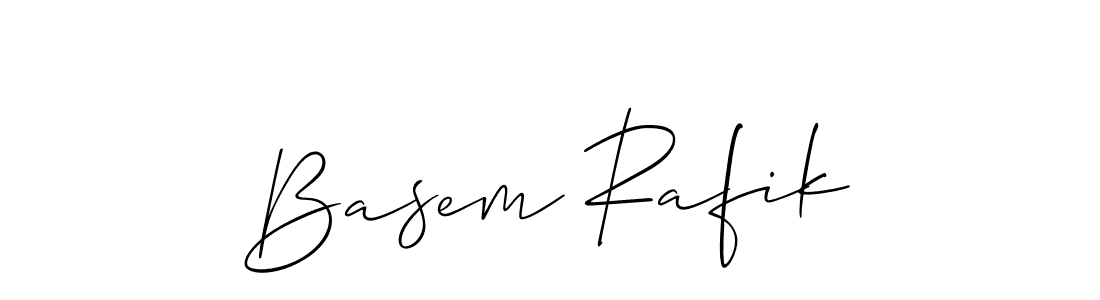 Make a short Basem Rafik signature style. Manage your documents anywhere anytime using Allison_Script. Create and add eSignatures, submit forms, share and send files easily. Basem Rafik signature style 2 images and pictures png