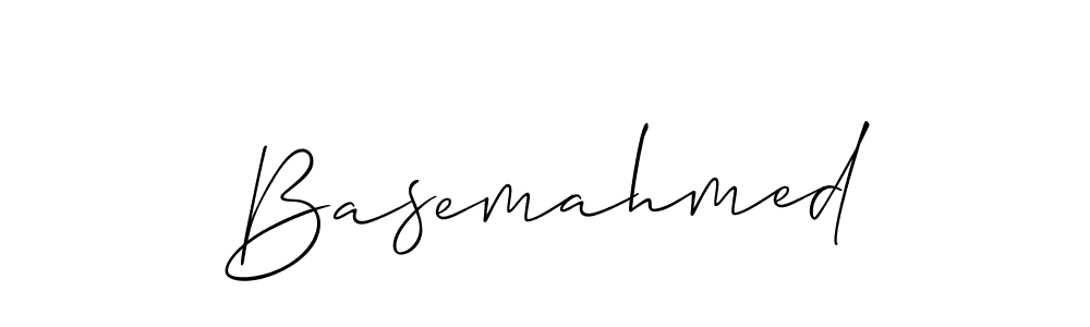 It looks lik you need a new signature style for name Basemahmed. Design unique handwritten (Allison_Script) signature with our free signature maker in just a few clicks. Basemahmed signature style 2 images and pictures png