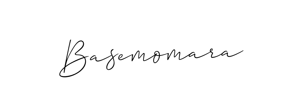 Make a beautiful signature design for name Basemomara. With this signature (Allison_Script) style, you can create a handwritten signature for free. Basemomara signature style 2 images and pictures png