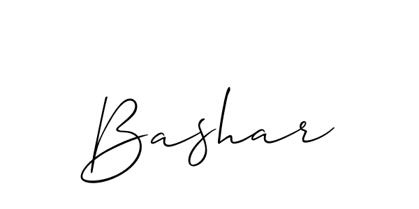 Best and Professional Signature Style for Bashar. Allison_Script Best Signature Style Collection. Bashar signature style 2 images and pictures png