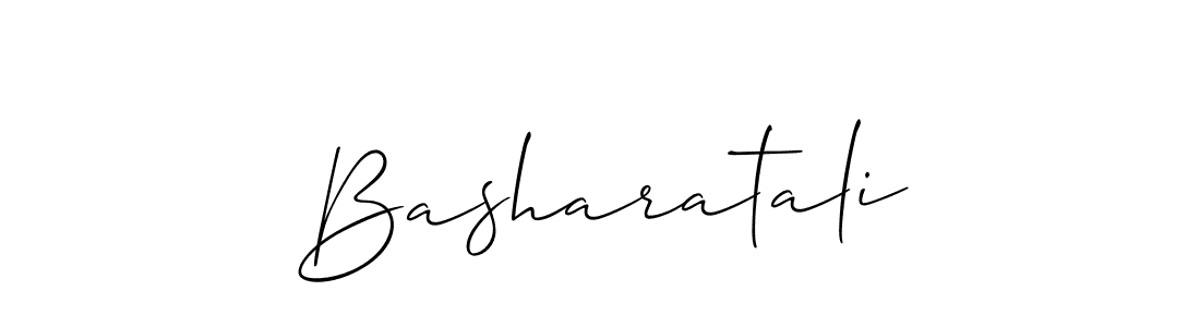 Basharatali stylish signature style. Best Handwritten Sign (Allison_Script) for my name. Handwritten Signature Collection Ideas for my name Basharatali. Basharatali signature style 2 images and pictures png