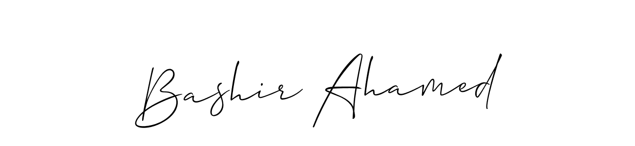 This is the best signature style for the Bashir Ahamed name. Also you like these signature font (Allison_Script). Mix name signature. Bashir Ahamed signature style 2 images and pictures png