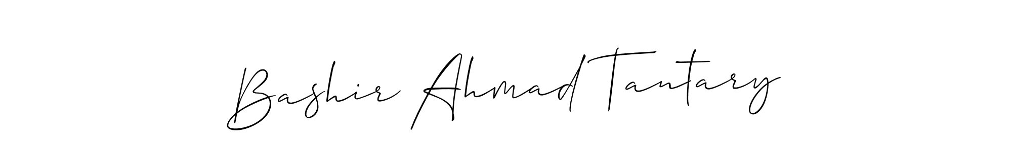 How to make Bashir Ahmad Tantary name signature. Use Allison_Script style for creating short signs online. This is the latest handwritten sign. Bashir Ahmad Tantary signature style 2 images and pictures png