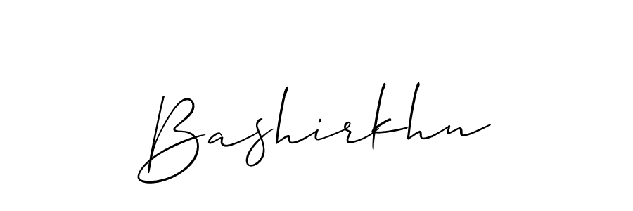 if you are searching for the best signature style for your name Bashirkhn. so please give up your signature search. here we have designed multiple signature styles  using Allison_Script. Bashirkhn signature style 2 images and pictures png