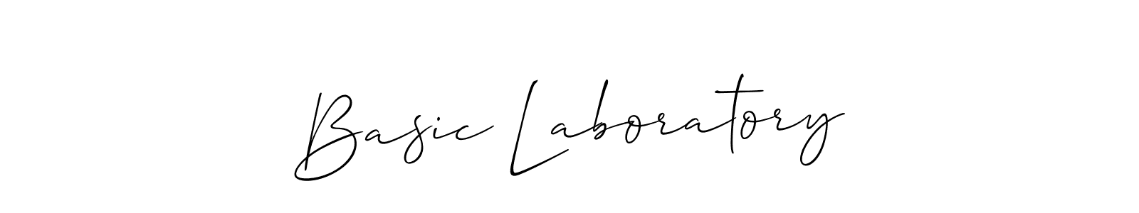 Similarly Allison_Script is the best handwritten signature design. Signature creator online .You can use it as an online autograph creator for name Basic Laboratory. Basic Laboratory signature style 2 images and pictures png