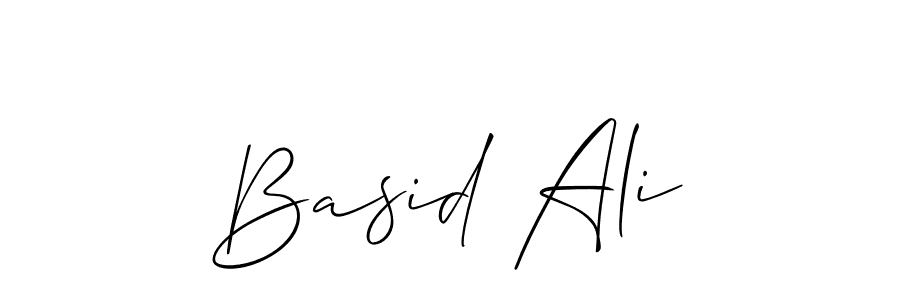 Make a beautiful signature design for name Basid Ali. Use this online signature maker to create a handwritten signature for free. Basid Ali signature style 2 images and pictures png