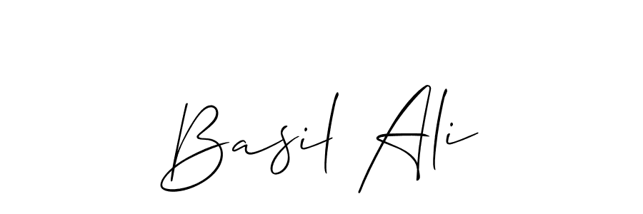 How to Draw Basil Ali signature style? Allison_Script is a latest design signature styles for name Basil Ali. Basil Ali signature style 2 images and pictures png