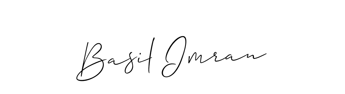 Also we have Basil Imran name is the best signature style. Create professional handwritten signature collection using Allison_Script autograph style. Basil Imran signature style 2 images and pictures png