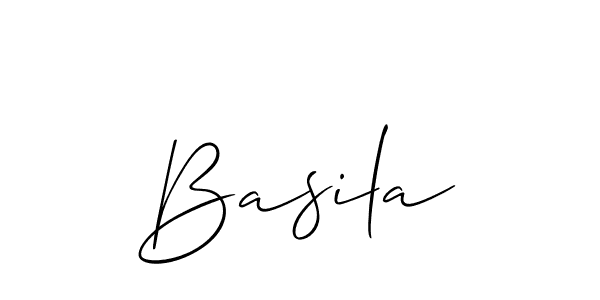 How to make Basila name signature. Use Allison_Script style for creating short signs online. This is the latest handwritten sign. Basila signature style 2 images and pictures png