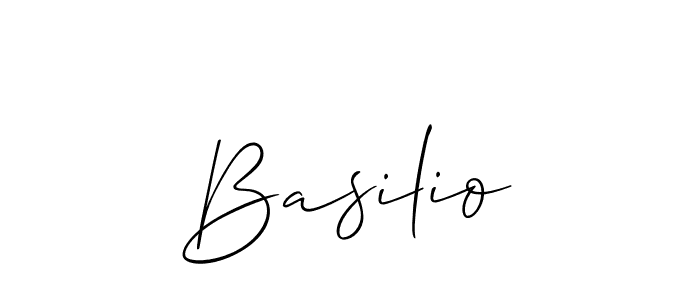 How to make Basilio name signature. Use Allison_Script style for creating short signs online. This is the latest handwritten sign. Basilio signature style 2 images and pictures png