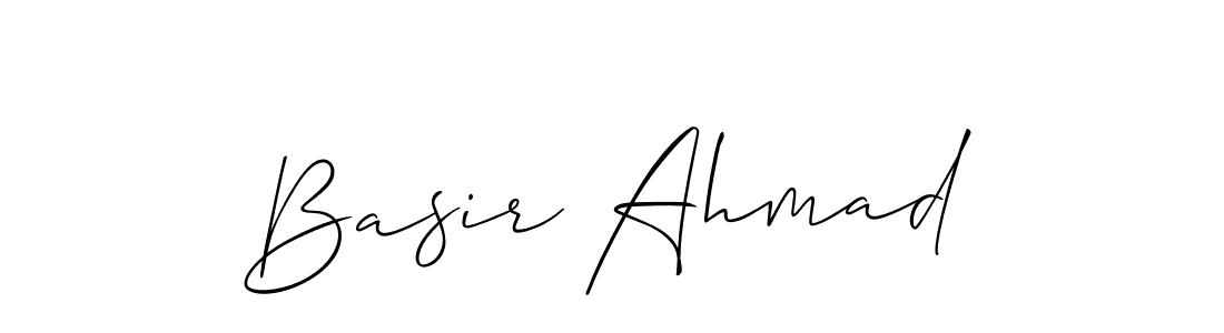 Also You can easily find your signature by using the search form. We will create Basir Ahmad name handwritten signature images for you free of cost using Allison_Script sign style. Basir Ahmad signature style 2 images and pictures png