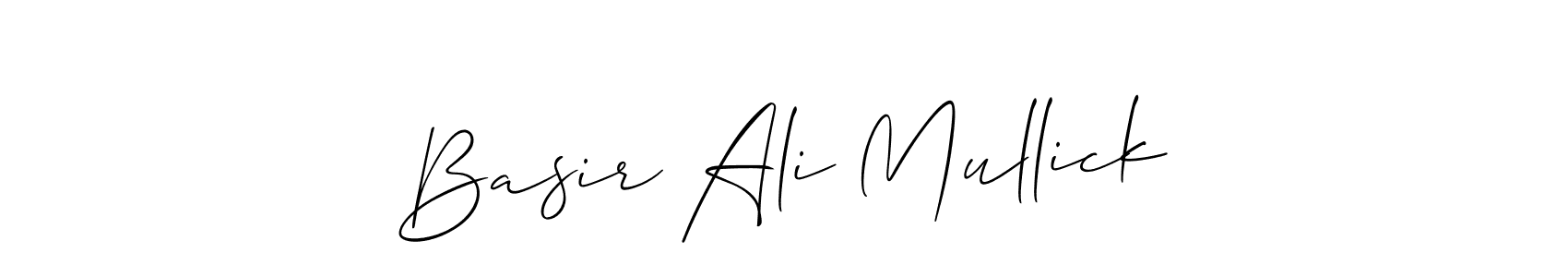 This is the best signature style for the Basir Ali Mullick name. Also you like these signature font (Allison_Script). Mix name signature. Basir Ali Mullick signature style 2 images and pictures png