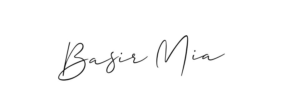 Allison_Script is a professional signature style that is perfect for those who want to add a touch of class to their signature. It is also a great choice for those who want to make their signature more unique. Get Basir Mia name to fancy signature for free. Basir Mia signature style 2 images and pictures png