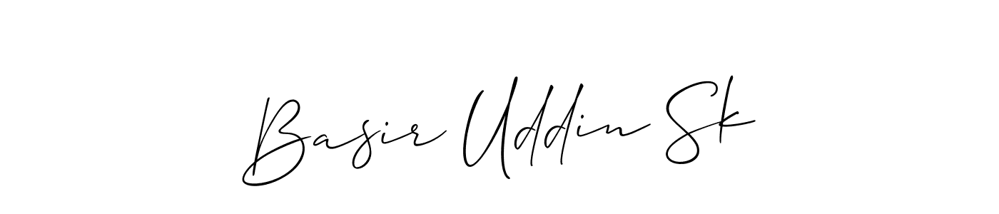 Here are the top 10 professional signature styles for the name Basir Uddin Sk. These are the best autograph styles you can use for your name. Basir Uddin Sk signature style 2 images and pictures png