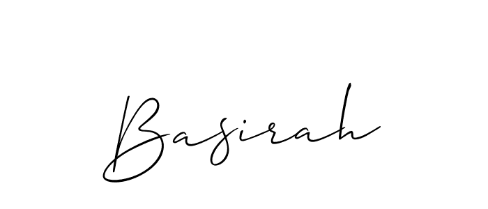 Make a beautiful signature design for name Basirah. Use this online signature maker to create a handwritten signature for free. Basirah signature style 2 images and pictures png