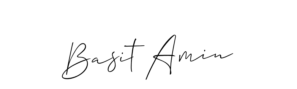 You should practise on your own different ways (Allison_Script) to write your name (Basit Amin) in signature. don't let someone else do it for you. Basit Amin signature style 2 images and pictures png