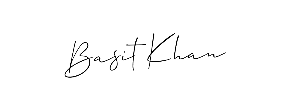 Also You can easily find your signature by using the search form. We will create Basit Khan name handwritten signature images for you free of cost using Allison_Script sign style. Basit Khan signature style 2 images and pictures png