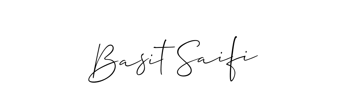Basit Saifi stylish signature style. Best Handwritten Sign (Allison_Script) for my name. Handwritten Signature Collection Ideas for my name Basit Saifi. Basit Saifi signature style 2 images and pictures png