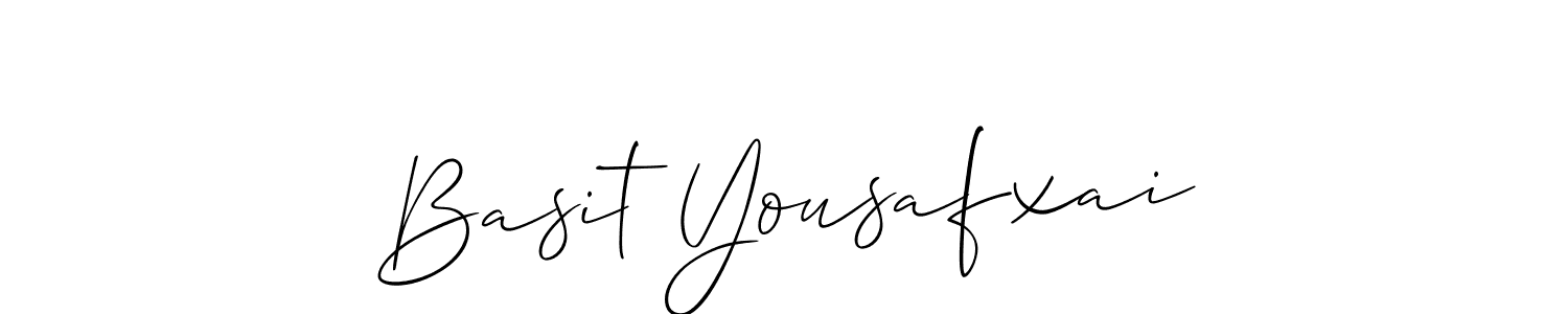 It looks lik you need a new signature style for name Basit Yousafxai. Design unique handwritten (Allison_Script) signature with our free signature maker in just a few clicks. Basit Yousafxai signature style 2 images and pictures png