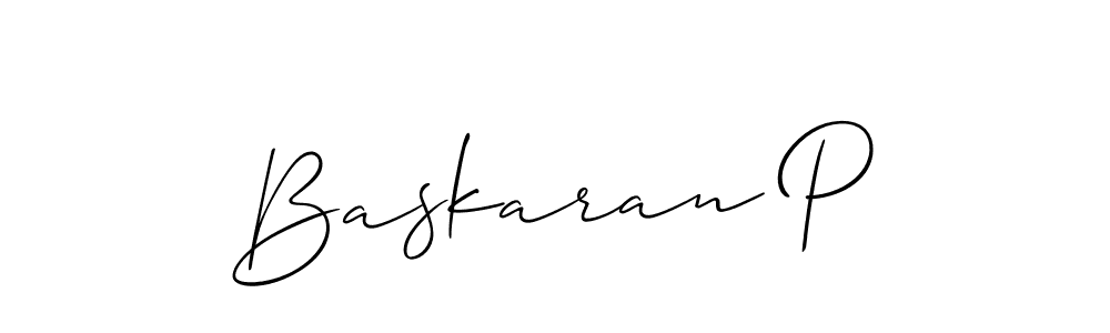 Make a beautiful signature design for name Baskaran P. Use this online signature maker to create a handwritten signature for free. Baskaran P signature style 2 images and pictures png