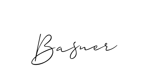 if you are searching for the best signature style for your name Basner. so please give up your signature search. here we have designed multiple signature styles  using Allison_Script. Basner signature style 2 images and pictures png